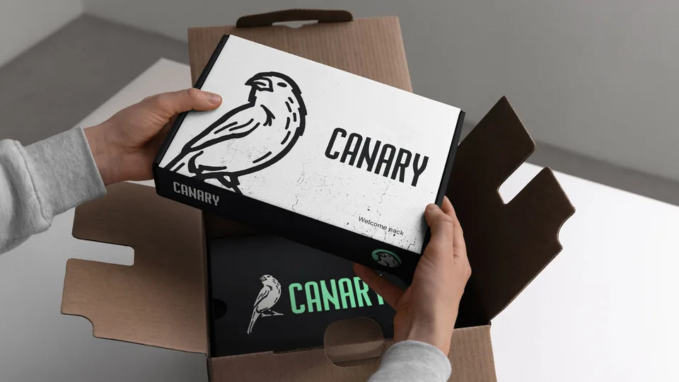 Canary · Brand packaging